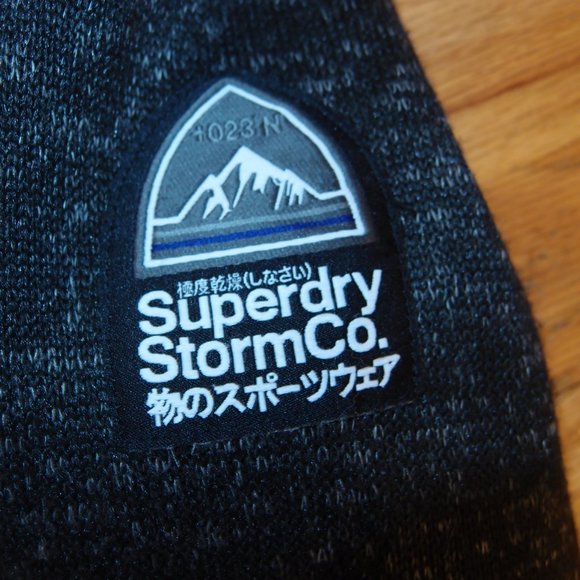 SUPERDRY STORM GRANITE HOODIE JACKET-MED - Picture 11 of 11